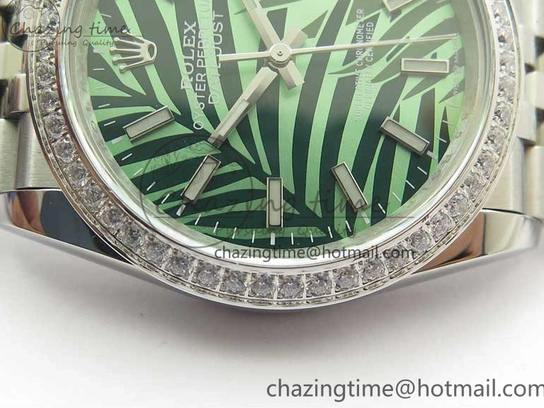 Bracelet 1:1 BP Best on Edition DateJust Dial SS 36 Green Maker New Jubilee 126284 0414